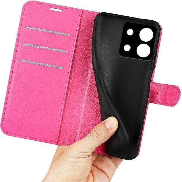 Actual product image MU Classic Litchi Leather Bookcover Series (Xiaomi Redmi Note 13 5G)