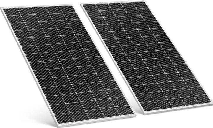 MSW Balkonkraftwerk 800 W 2 monokristalline Panels steckerfertiges Komplettset (700 W)