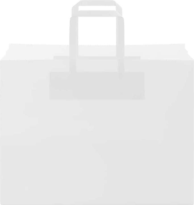 Image du produit VidaXL Sacs en papier kraft 50 pcs. avec anse Blanc 32x17x25 cm Sac en papier (Pochette cadeau, 50 x)