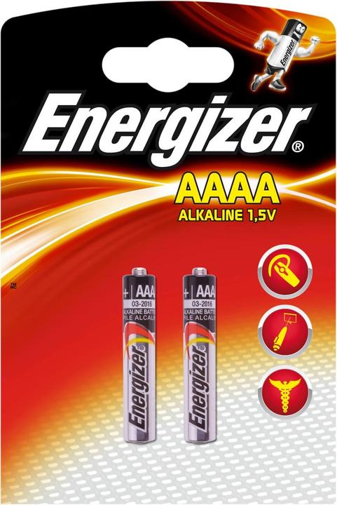Energizer Max Alkaline (2 Stk., AAAA, 595 mAh)