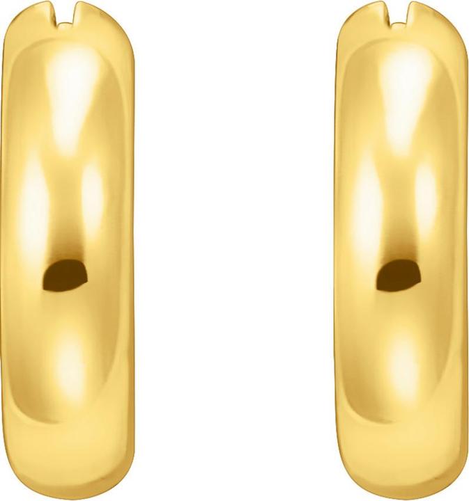 Actual product image Thomas Sabo Creoles chunky design (750 yellow gold gilding, 925 sterling silver)
