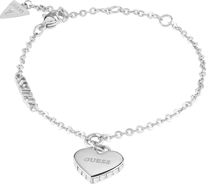 Produktbild Guess Falling In Love Romantic Steel Bracelet JUBB02229JWRH - Dimension: 14.5 - 18.5 cm - S (14.60 cm, Edelstahl)