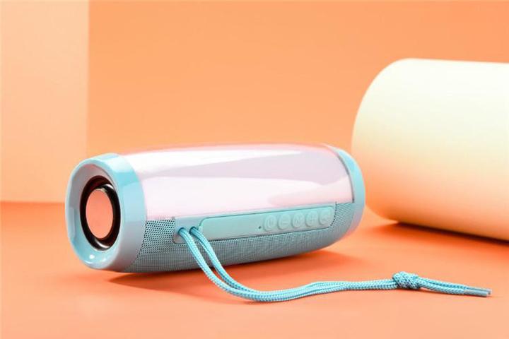 Immagine prodotto PhoneLook Haut-parleur Bluetooth LED multicolore Éclairage d'ambiance Cartes SD, AUX, connexion USB (Porta USB)