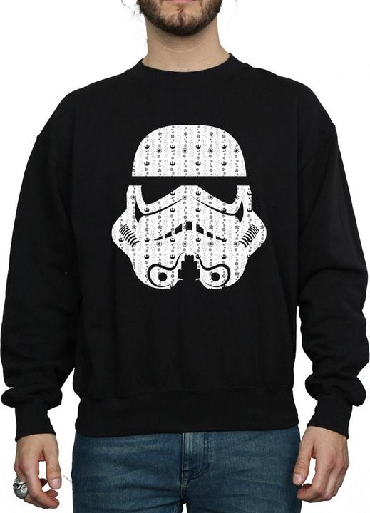 Produktbild Star Wars Christmas Stormtrooper Helmet Sweatshirt (M)