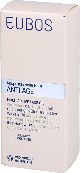Actual product image Eubos ANTI AGE Multi Active Face Oil, 30 ml OEL (30 ml)