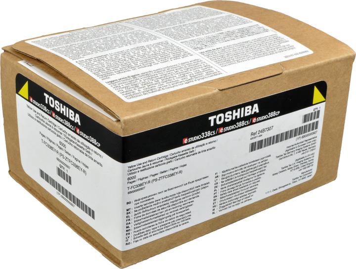 Actual product image Toshiba T-FC338EYR Tonerkartusche (e) Original (Y)