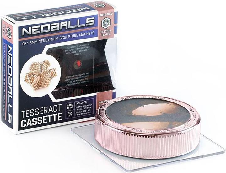Produktbild Neoballs Kugelmagnete Rosegold - Tesseract-Kassette