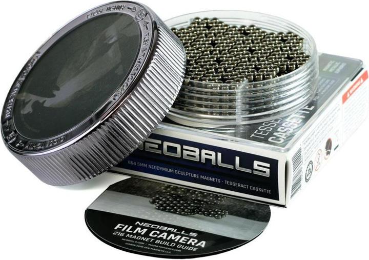 Produktbild Neoballs Kugelmagnete Pistole-Metall - Tesserakt-Kassette