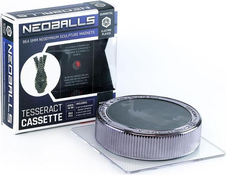 Produktbild Neoballs Kugelmagnete Pistole-Metall - Tesserakt-Kassette