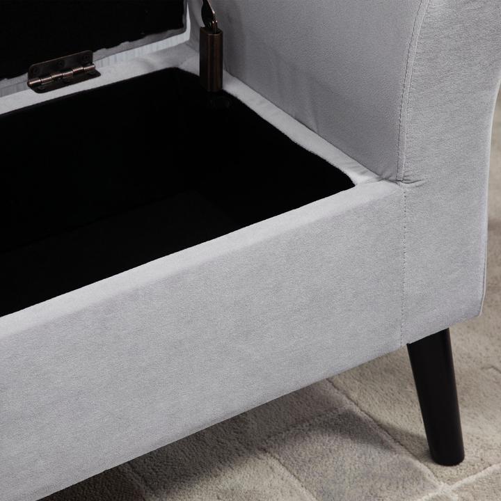 Image du produit Homcom Banc avec espace de rangement (111.50 cm)