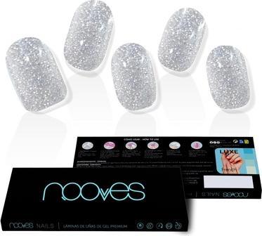 Nooves NAILS Premium Precured Gel Nail Foils Dazzling Diva Metallic Semi-Cured Gel Nail Strips Semi- (Glitter - Metallisch)