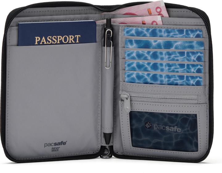 Produktbild Pacsafe RFIDsafe Travel Organizer schwarz (Dokumenten- & Geldtasche)