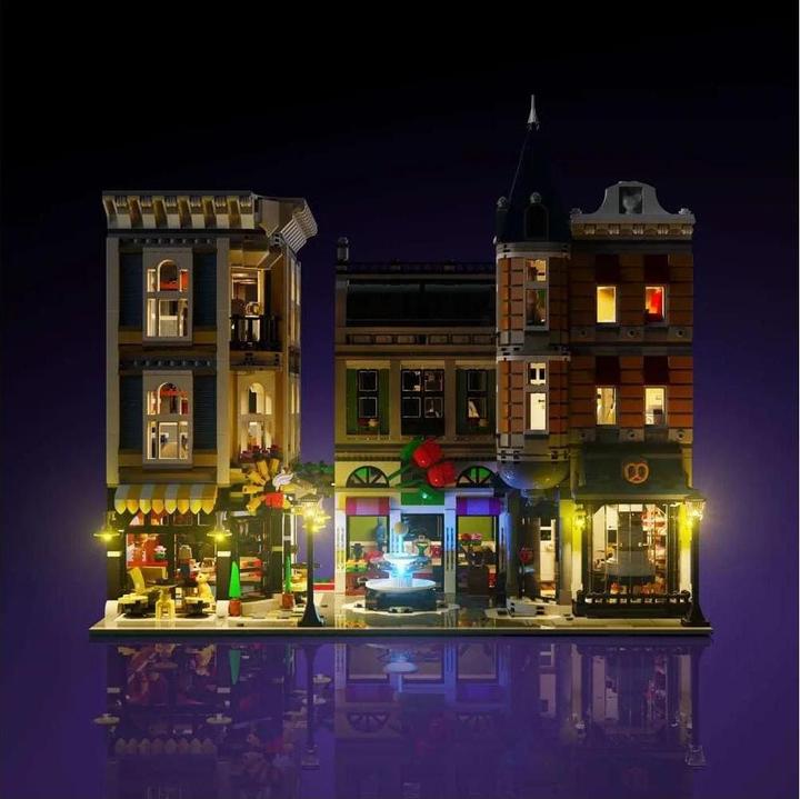 Actual product image Light my bricks LMB 2.0 LEGO® 10255# Assembly Square Light Kit