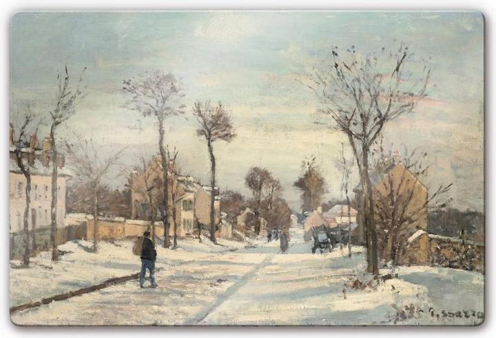 Image du produit Trenddeko Pissarro - Route de Louveciennes dans la neige (60 x 40 cm)