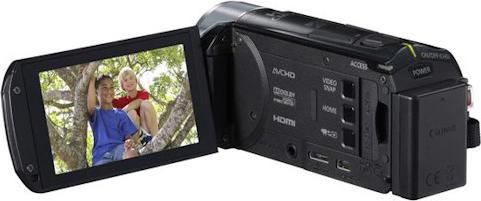Actual product image Canon Legria HF M56, Full-HD Flash, 10x Zoom, 8GB, Black (2.07 Mpx, 10 x)