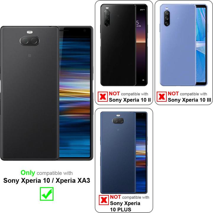 Actual product image Cadorabo Book with stand function cover (Sony Xperia XA3, Sony Xperia 10)