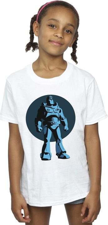 Actual product image Disney Girls Lightyear Buzz Standing Circle Cotton T-Shirt (104)
