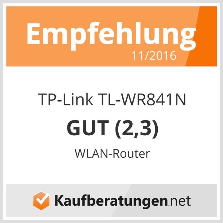 Energy Label TP-Link Tl-Wr841n