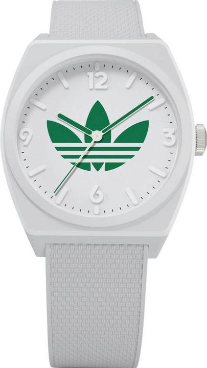 Immagine prodotto adidas Orologio da polso al quarzo AOST23047 Bianco Materiale cassa=resina Materiale bracciale=resina (Orologio da polso analogico, 38 mm)