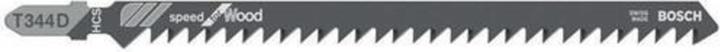 Bosch Professional Zubehör Stichsägeblatt T 344 D Speed for Wood, 3er-Pack