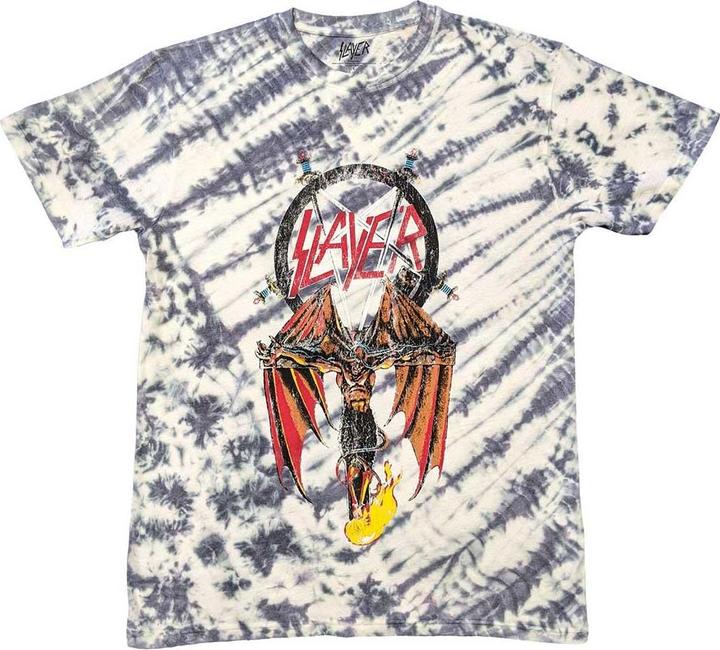 Actual product image Slayer Unisex Adult Winged Crucifix T-Shirt (S)