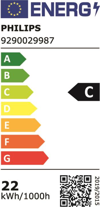 Energy Label Philips LED tube (G13, 21.70 W, 3700 lm, 1 x, C)