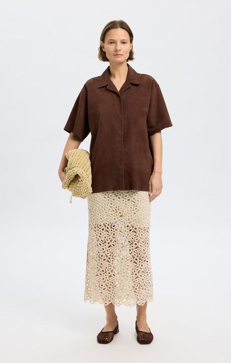 Image du produit Selected Femme 100% Wildleder Kurzarmhemd (42)