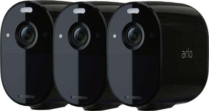Produktbild Arlo Essential Spotlight Kamera 3er Set, schwarz (1920 x 1080 Pixels)
