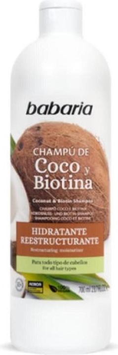 Immagine prodotto Babaria Shampoo al cocco con cheratina e biotina 700ml (700 ml)