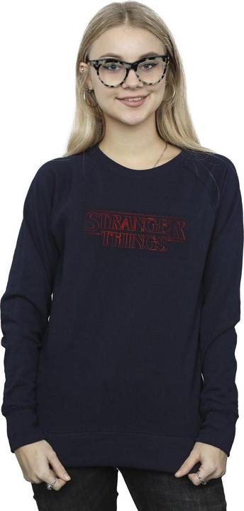 Immagine prodotto Netflix Stranger Things Glow Logo Felpa Donna (XXL)
