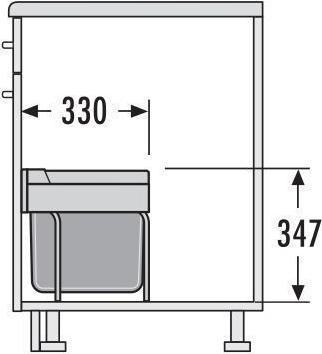 Produktbild Hailo Raumspar-Tandem-S 50 (30 l)