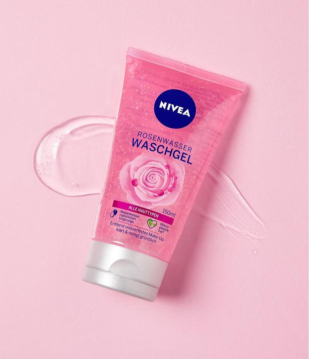 Image du produit NIVEA Gel nettoyant à l'eau de rose (Démaquillant, Gel, 150 ml)