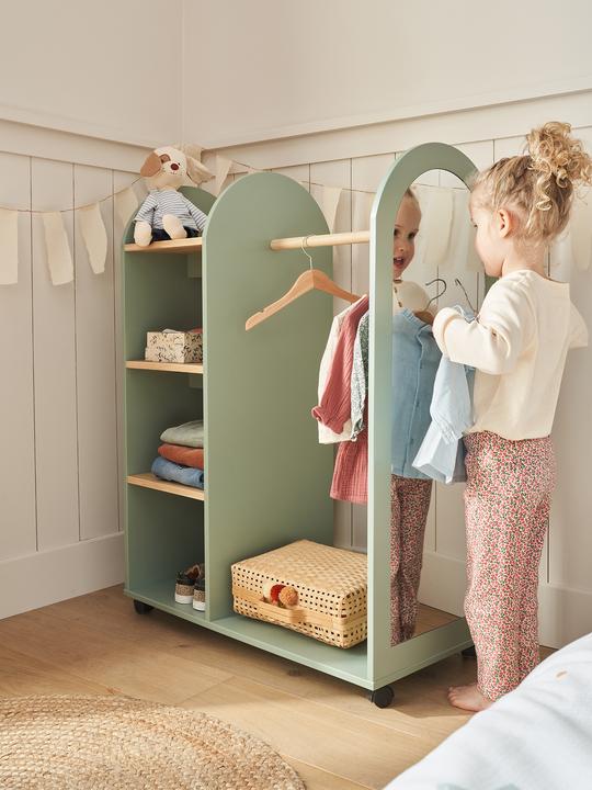 Image du produit Vertbaudet Porte-manteau pour chambre d'enfant avec miroir ARBRE DE PLUIE (80.50 cm)