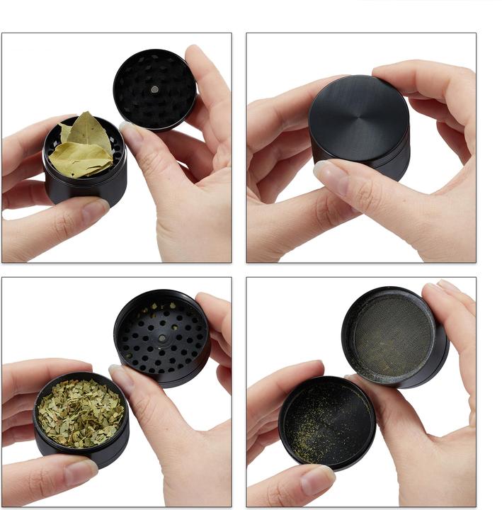 Image du produit Relaxdays Broyeur, 4 parties (Différentes épices)