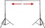 Actual product image Walimex Telescope background system 2.25-4m (400 cm, 256 cm)
