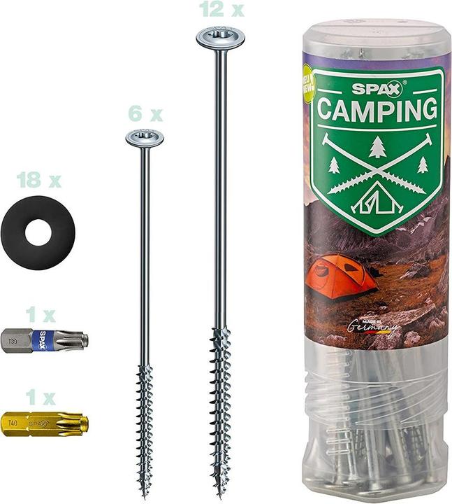 Actual product image Spax Camping complete set