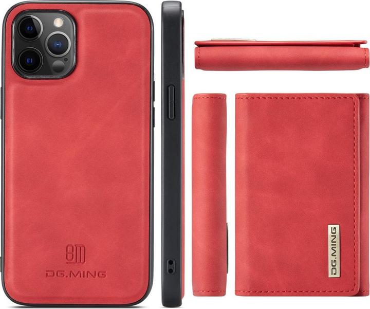 Produktbild Cover-Discount iPhone 13 mini - Hülle mit Kreditkarten Etui rot (Apple iPhone 13 mini)