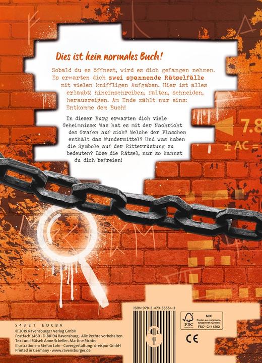 Produktbild Ravensburger Exit Room Rätsel: Gefangen in der Burg (Deutsch, Anne Scheller, Stefan Lohr, 2019)
