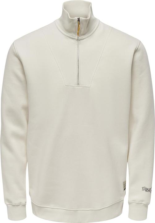 Only & Sons Normal geschnitten Hoch geschlossen Sweatshirt Sweatshirt