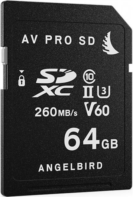 Actual product image Angelbird AV PRO V60 (64 GB, SDXC, U3, UHS-II)