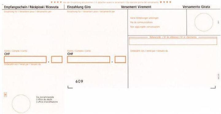 Immagine prodotto NoName Moduli di fatturazione con polizza di versamento (PVR) arancione (500 x)