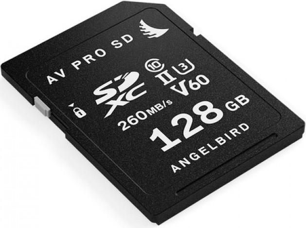 Actual product image Angelbird AV PRO V60 (128 GB, SDXC, U3, UHS-II)