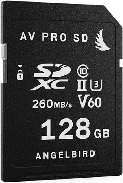 Actual product image Angelbird AV PRO V60 (128 GB, SDXC, U3, UHS-II)