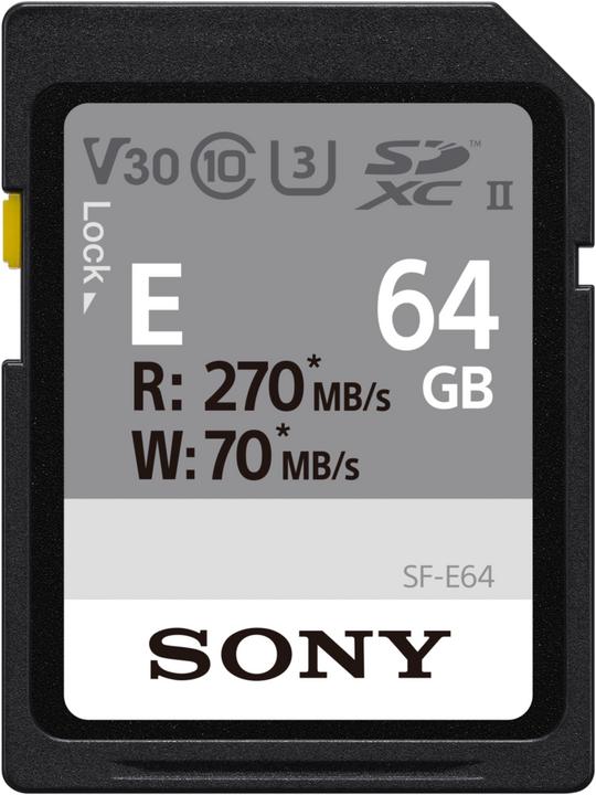 Produktbild Sony SF-E series (64 GB, SDXC, U3, UHS-II)