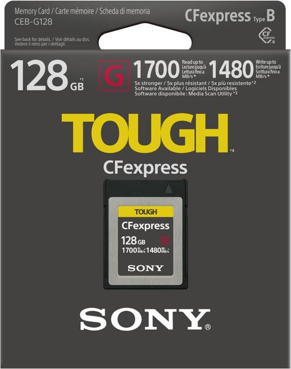 Image du produit Sony Tough (128 Go, CFexpress type B)