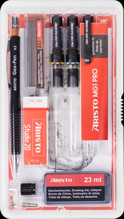 Image du produit Aristo Stylo à encre de Chine Cassette MG1 (Stylo à encre de Chine transparent, 3 x)