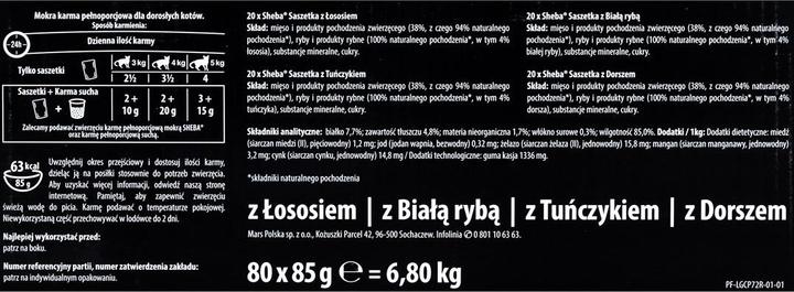 Produktbild Sheba Fine Flakes (Adult, 80 Stk., 6800 g)