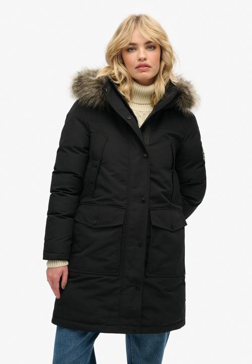 Produktbild Superdry EVEREST FAUX FUR PARKA JACKET Dames Jas - Maat XS (XS)