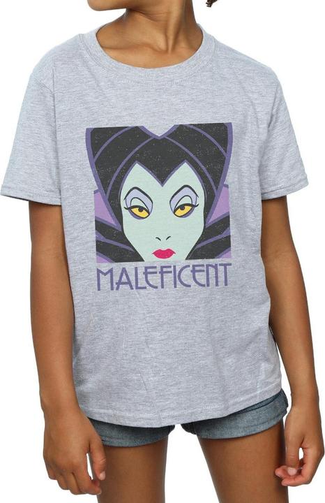 Immagine prodotto Disney Maleficent Cropped Head Maglietta Ragazze (152, 158)