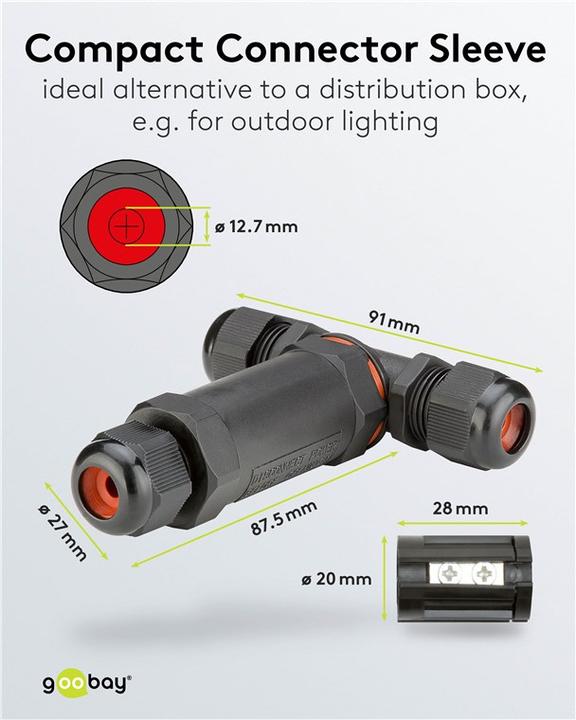 Actual product image Goobay Cable connector
